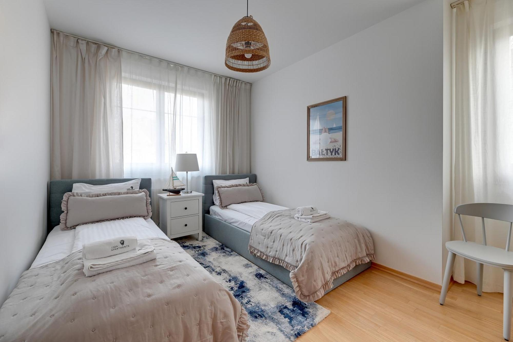 Lion Apartments - Amalfi Quiet Family 3 Bedr Apartment ソポト エクステリア 写真